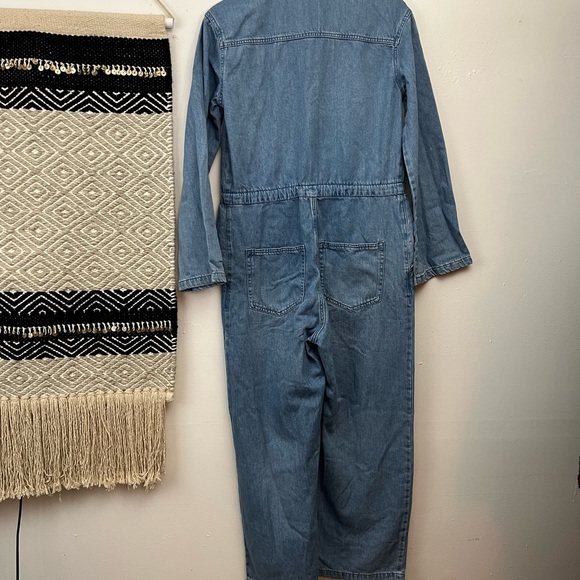 NWT H&M denim wide leg jumpsuit - Picture 2 of 9